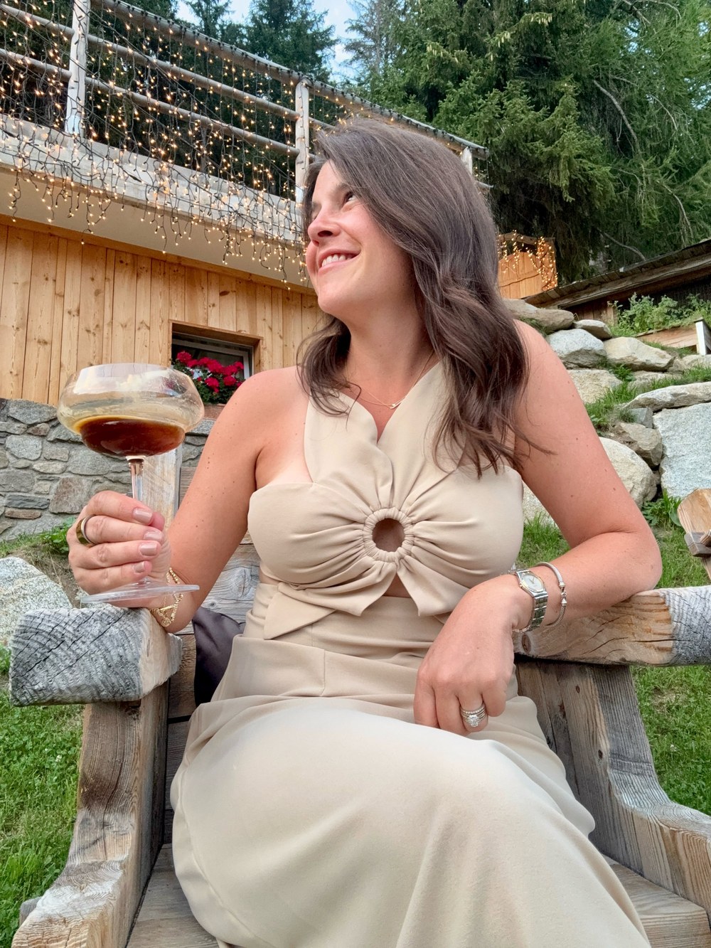 Danielle, the Layover Lawyer, smiling on a trip
