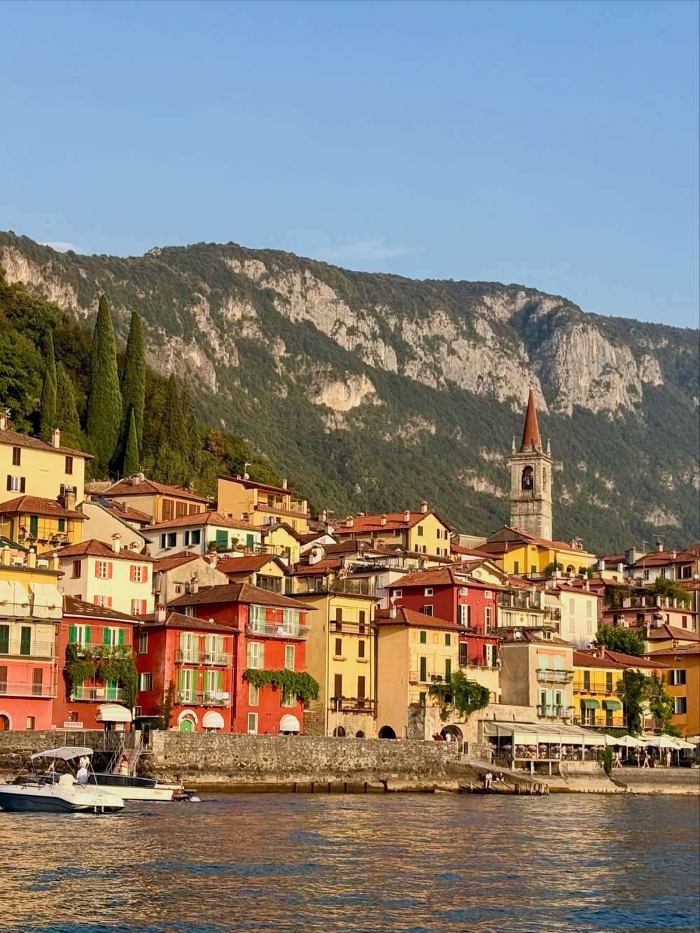Colorful lakeside village of Varenna on Lake Como